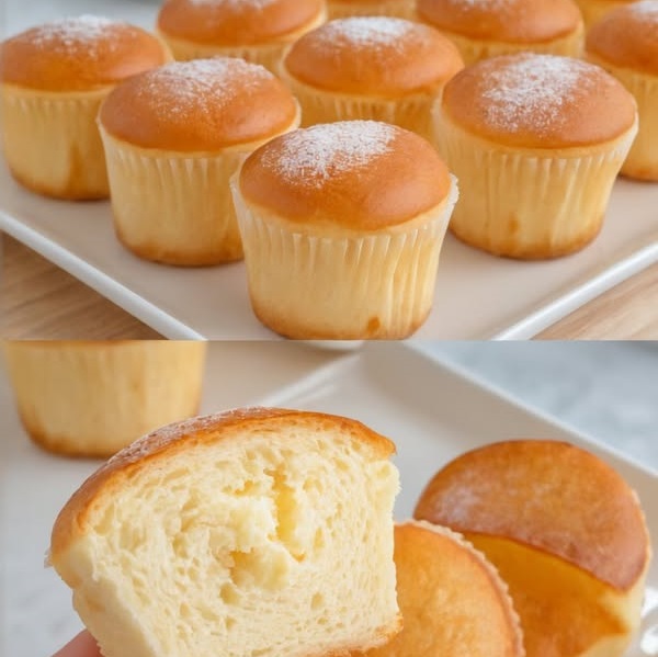 Freshly baked vanilla cupcakes on cooling rack