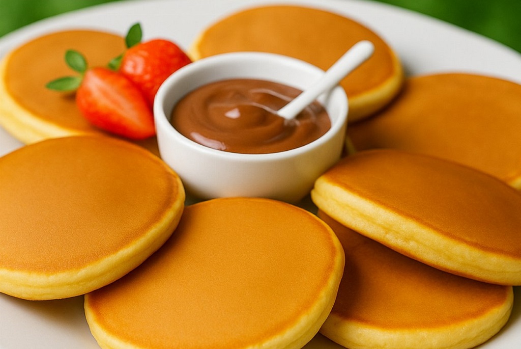 Soft homemade pancakes