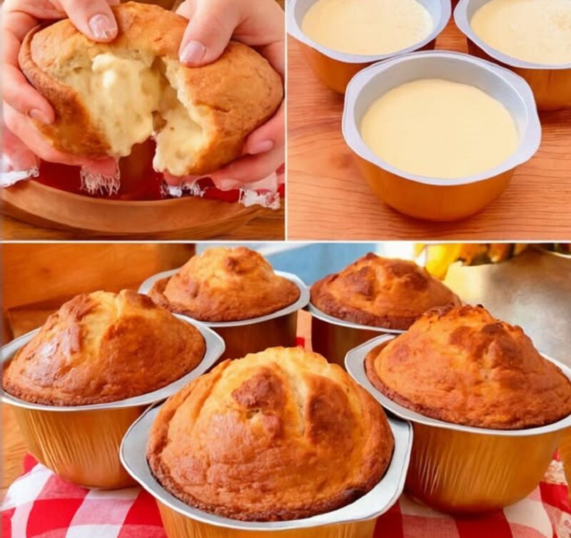 Golden-baked perfect vanilla cupcakes on cooling rack
