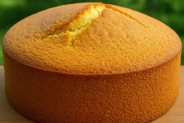 Simple 3 Ingredient Sponge Cake