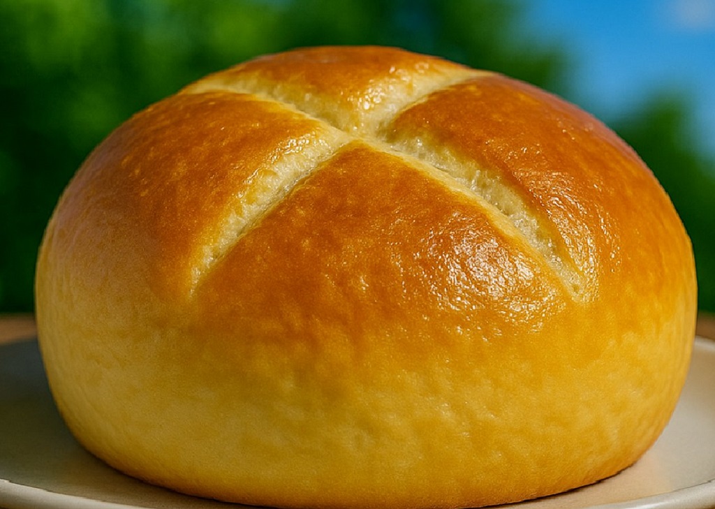 freshly baked bread