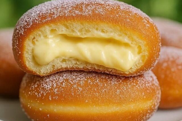 Homemade Fluffy Bombolini Italian Donuts Recipe