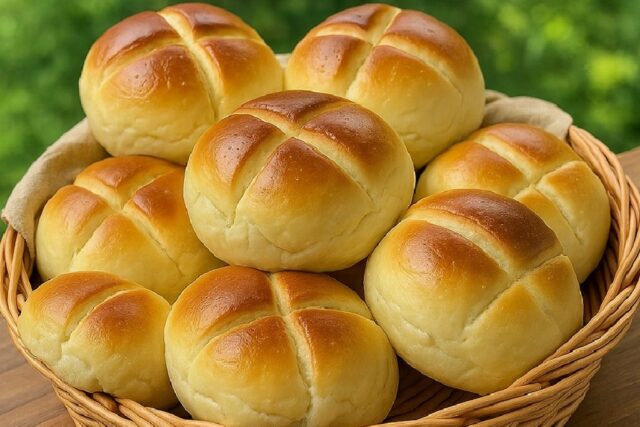 Easy 4 Ingredient Bread Rolls Recipe