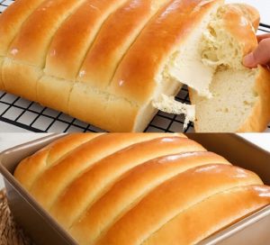 Cloud Soft Condensed Milk Bread Recipe