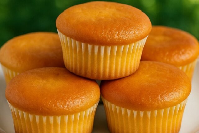 Easy Fluffy Vanilla Cupcakes Recipe