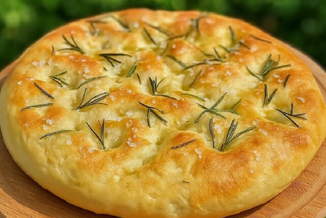 Authentic Homemade Focaccia Italian Bread