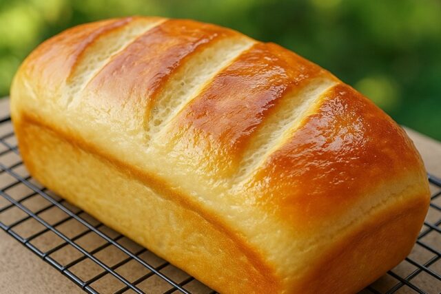 Fluffy Homemade Bread Loaf