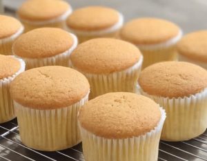Light and Moist Milk Cupcakes Recipe