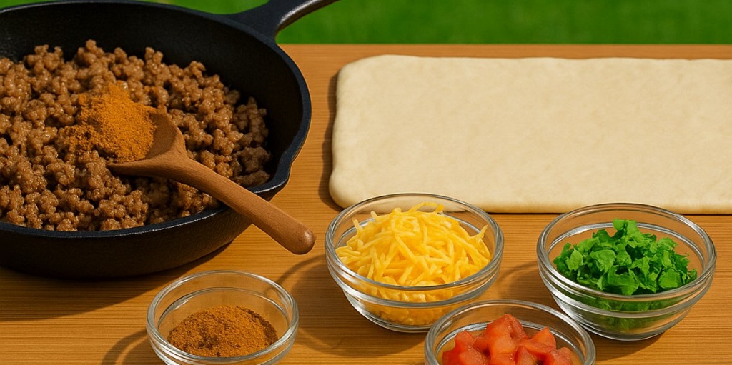 Cheesy Taco Sticks Prep