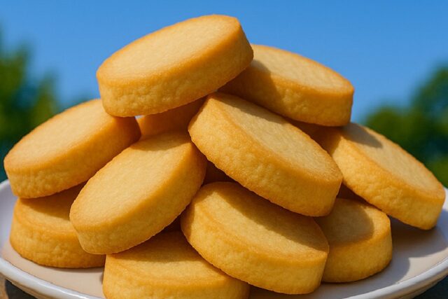 3 Ingredient Shortbread Biscuits Recipe