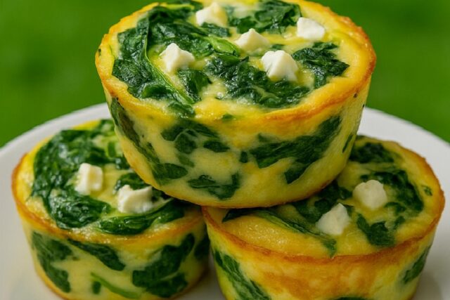 Spinach and Feta Egg Muffins Recipe