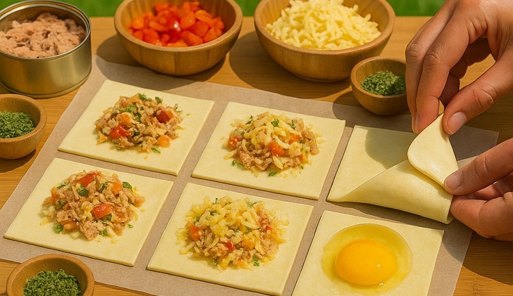 Tuna Puff Pastry Pie