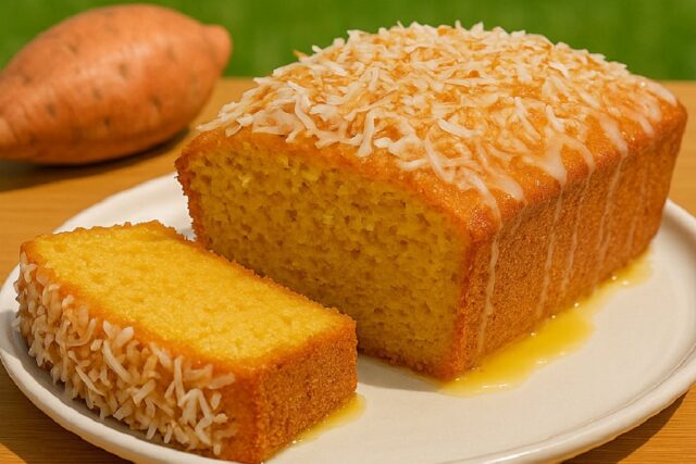 Belizean Coconut Rum Sweet Potato Pound Cake Recipe