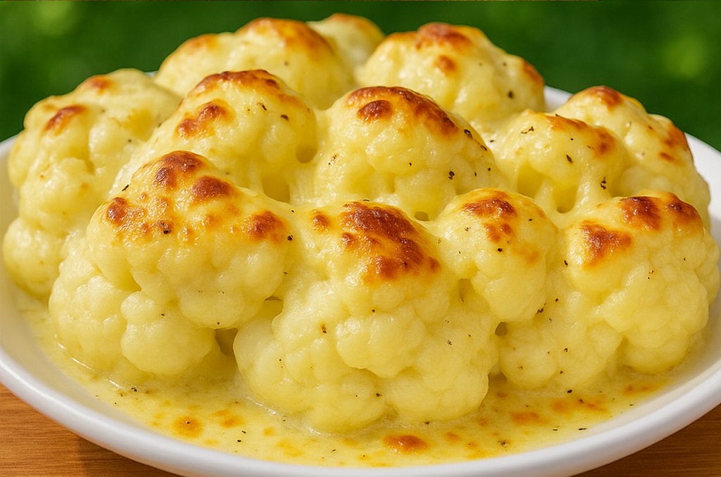 Cheesy Baked Cauliflower
