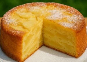 Creamy Apple Cake Recipe with Lemon and Tea Infusion