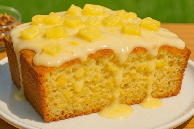 Hawaiian Pineapple Cake Recipe With Crushed Pineapple And Pecans