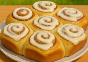 Heavenly Cinnamon Rolls With Cream Cheese Frosting Recipe