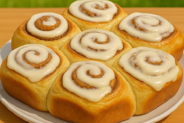 Heavenly Cinnamon Rolls With Cream Cheese Frosting Recipe