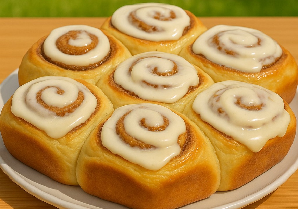 Cinnamon Rolls With Cream Cheese Frosting