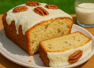 Italian Cream Pound Cake With Cream Cheese Glaze Recipe