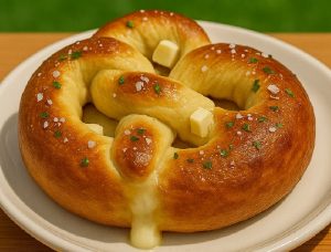 Mozzarella Stuffed Soft Pretzels Recipe