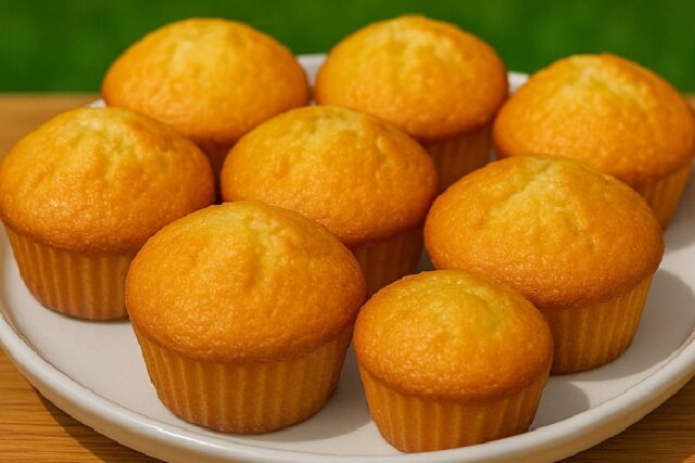 Soft Homemade Easy Muffin in Just One Bowl