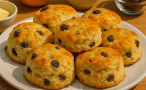 Orange Raisin Scones Recipe With Amasi And Orange Juice