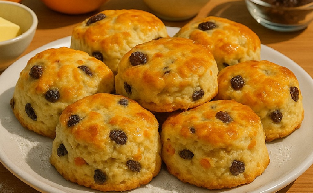 Orange Raisin Scones