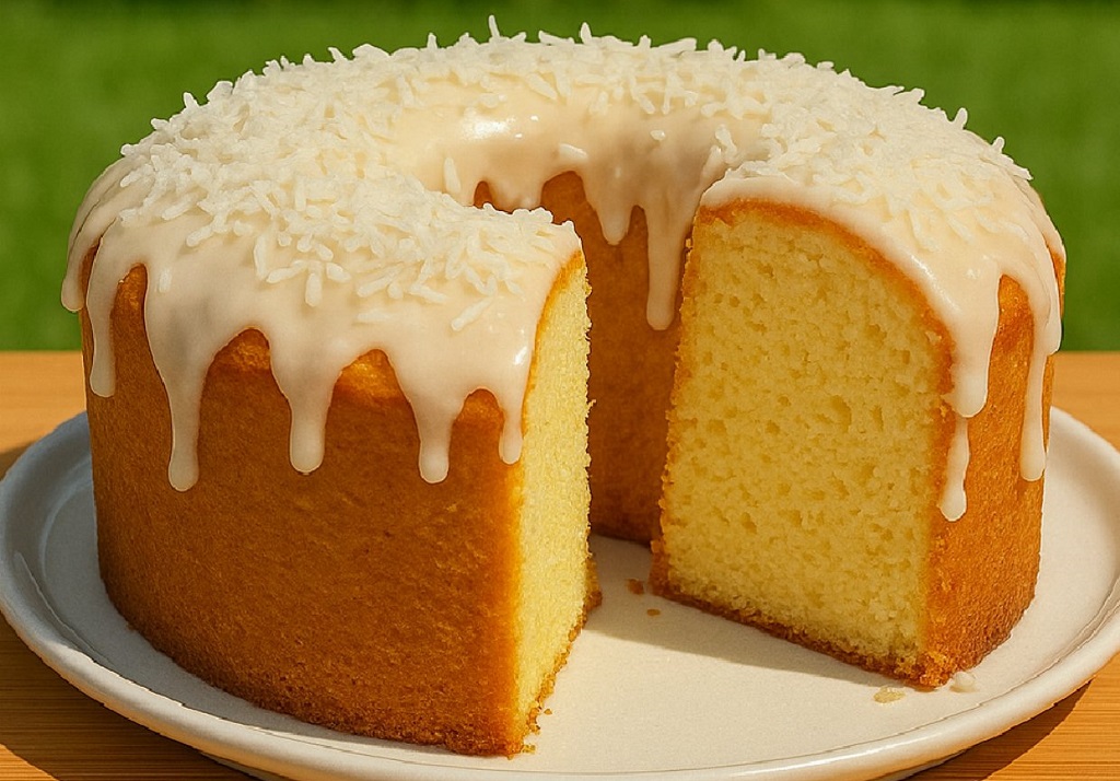 Pina Colada Pound Cake