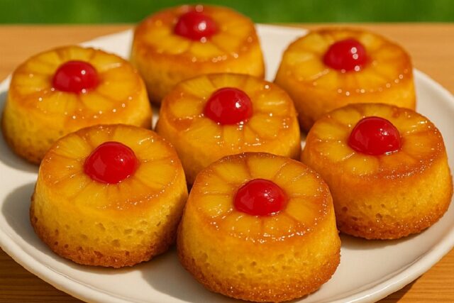 Pineapple Upside Down Cupcakes Recipe