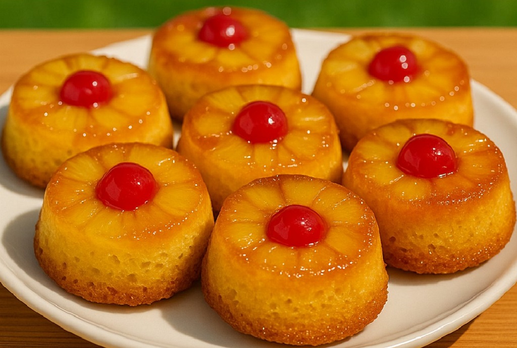 Pineapple Upside Down Cupcakes