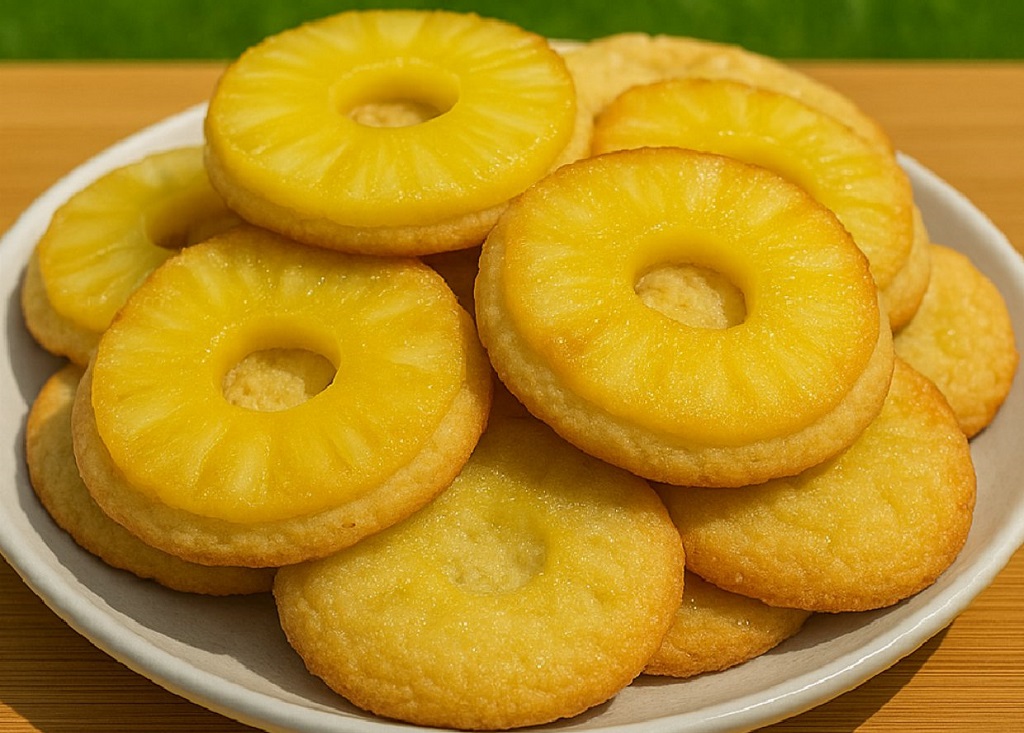 Pineapple Upside Sugar Cookies
