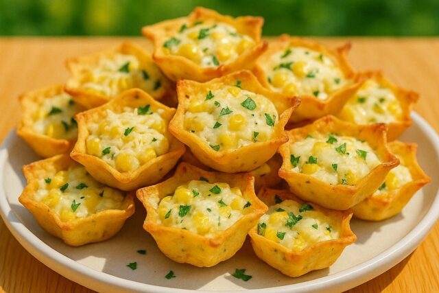 Cheesy Corn Filled Iowa Party Bites