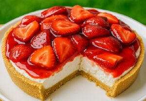 Strawberry Cream Cheese Pie – No Bake, All Yum!