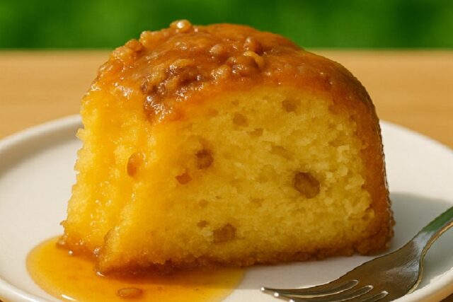 Moist Buttered Vanilla Spice Cake Recipe