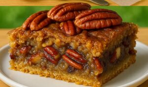 Sweet and Sticky Pecan Pie Dump Cake Recipe