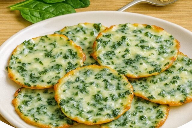 Spinach Dip Cheese Crisps: The Perfect Low-Carb Snack