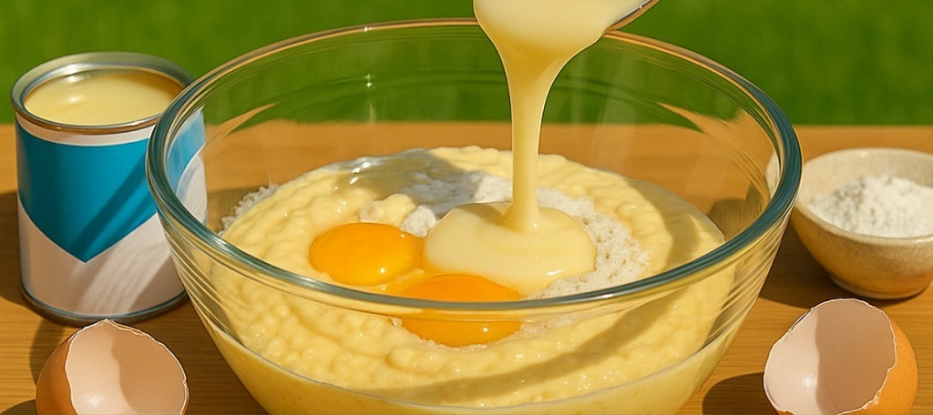 Condensed Milk Flan Cake