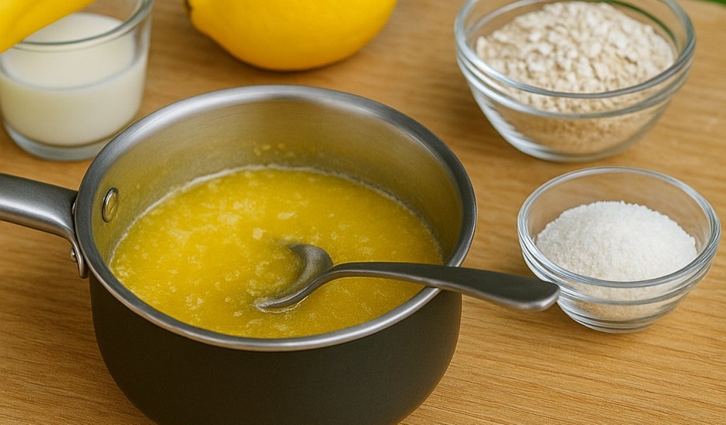 Lemon Oat No-bake Cookies