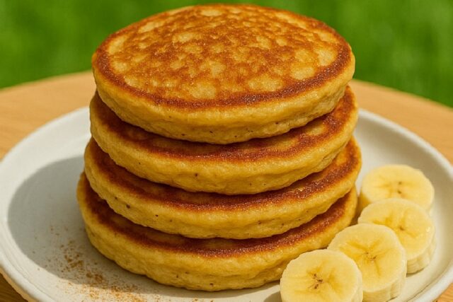 Banana Cinnamon Yogurt Pancakes Recipe Without Flour