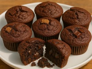 Buttermilk Double Chocolate Muffins Recipe