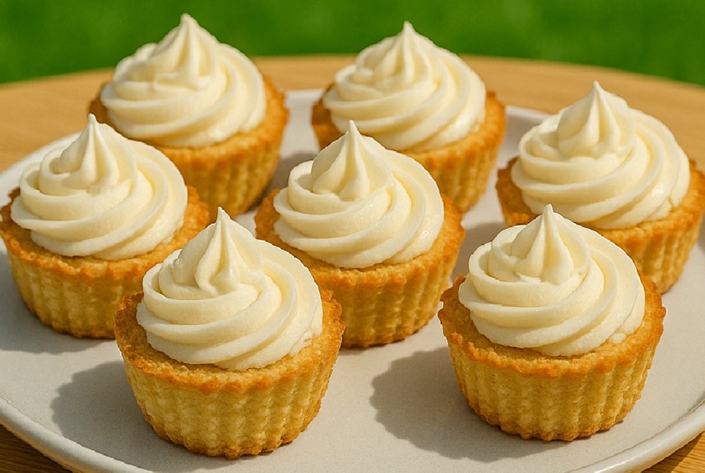 White Chocolate Custard Tartlets