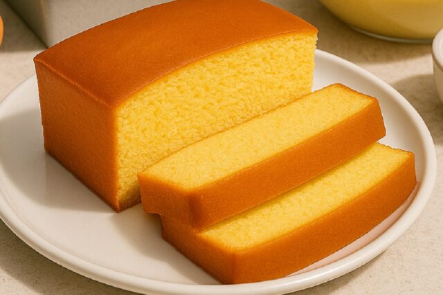 Fluffy And Light Castella Sponge Cake Recipe