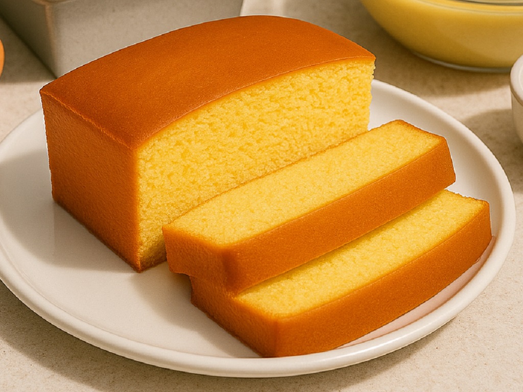 Fluffy and Light Castella Sponge Cake