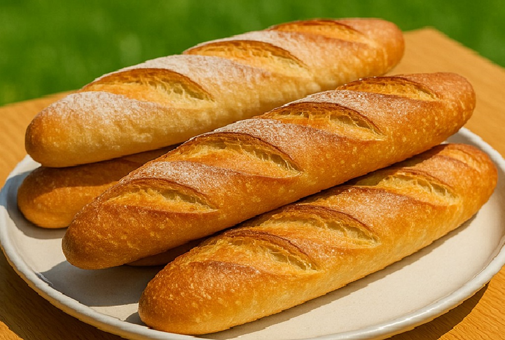 Homemade Golden Crust Baguette