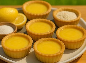 Mini Lemon Tartlets Recipe With Zesty Lemon Curd Filling