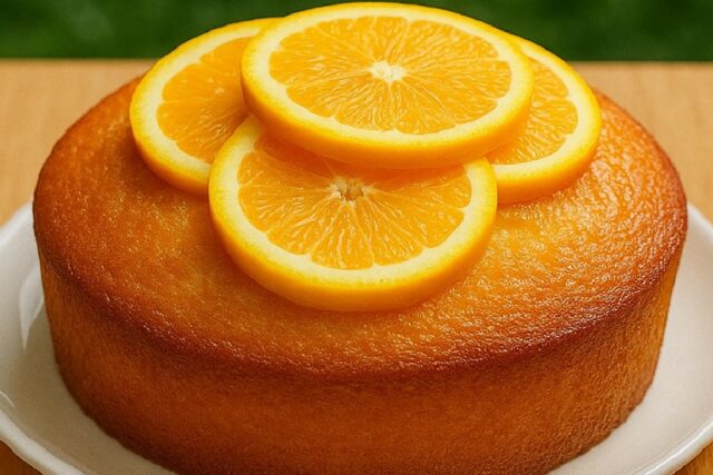 Super Moist Orange Cake with Fresh Citrus Flavor