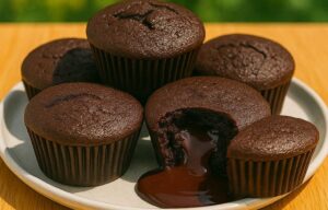 Molten Chocolate Lava Cakes with Cake Flour