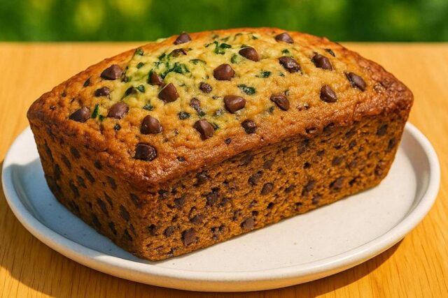 Homemade Chocolate Chip Zucchini Bread Recipe