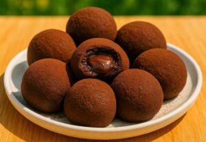 No Bake Fudge Bombs